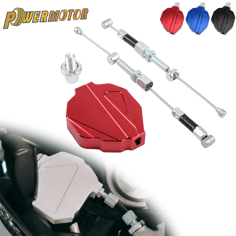 Lat Pulldown Cable - ユニバーサルオートバイアクセサリースタントクラッチレバー簡単プルケーブルシステム延長ラインオフロードダートバイクピットバイクUTV ATV