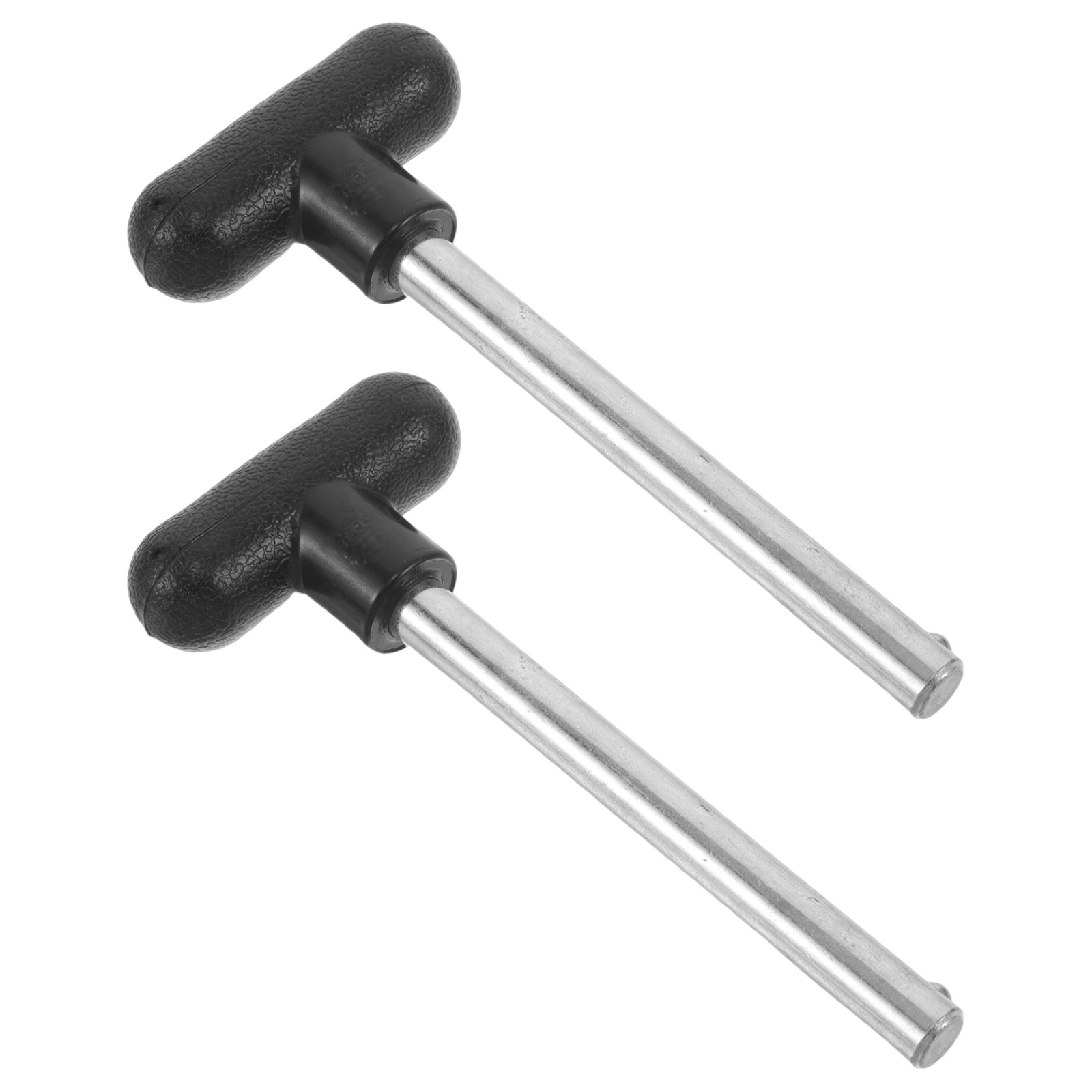 Home Gym Equipment Set - 2個入り、頑丈なウェイトスタックピン、T字型、ドロップセットロック機能付き、家庭用ジム、エクササイズマシン、フィットネス機器、ウェイトローディング用。