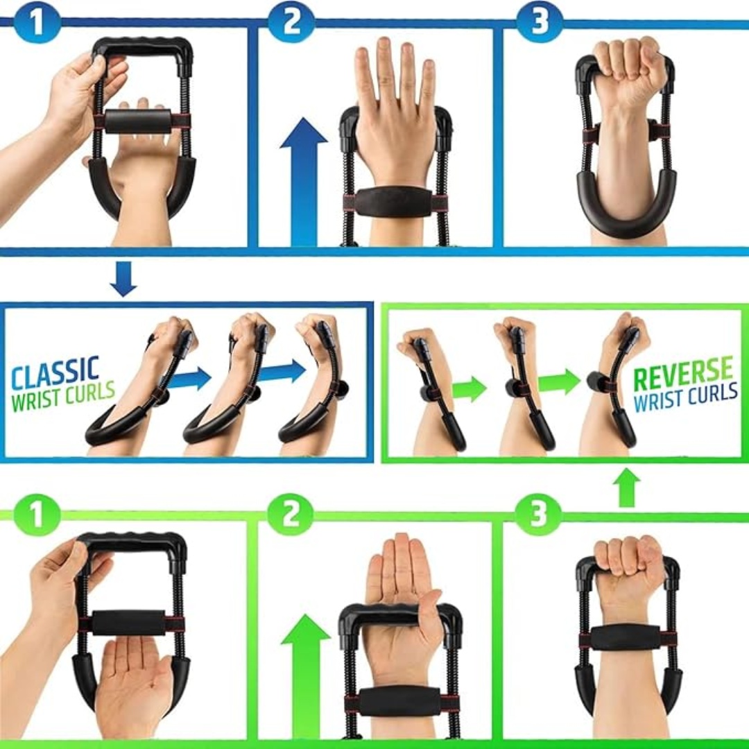 手首と前腕の強化器、手の運動器具、調整可能なテンションで腕の - Home Gym Routine のレビューと価格
