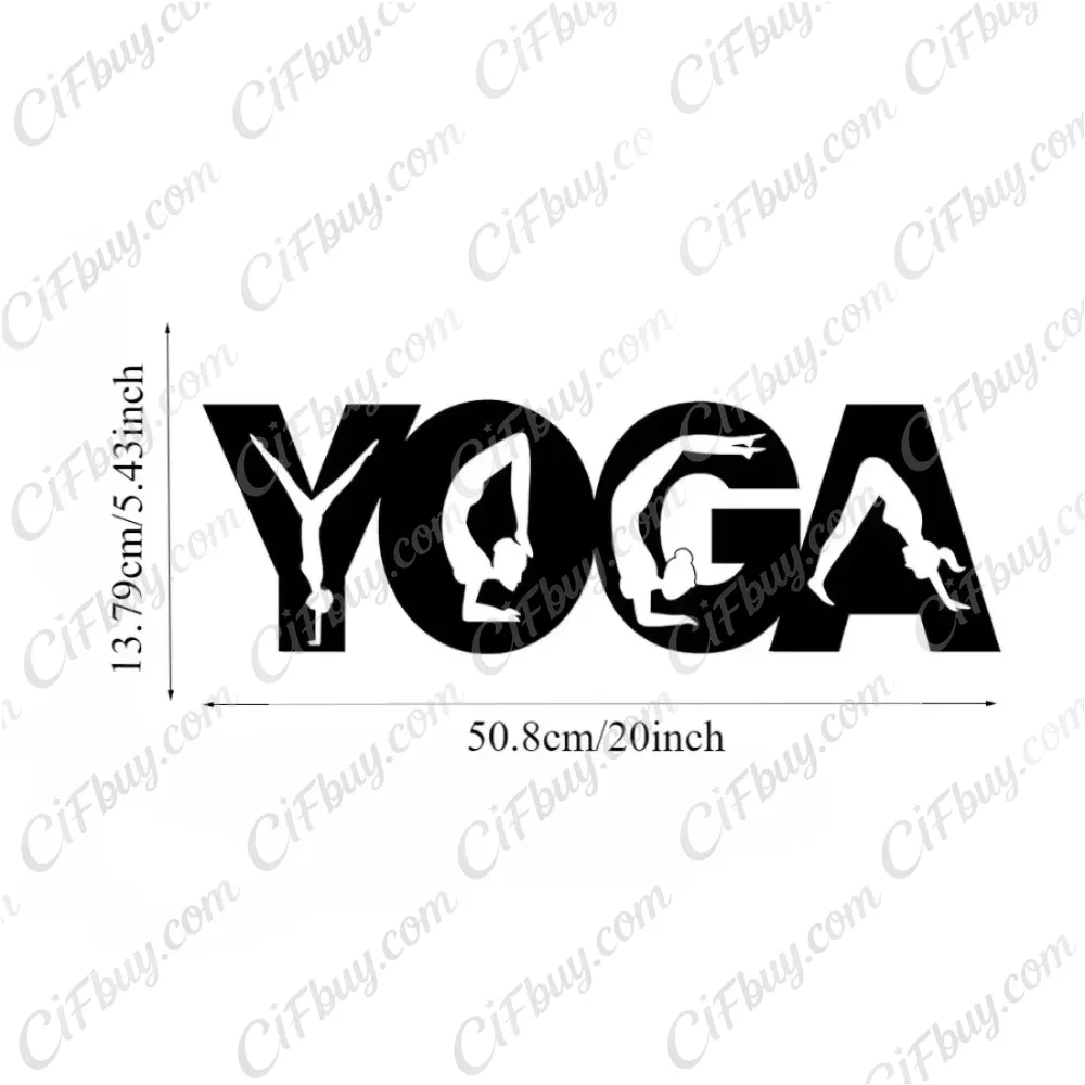 CIFBUY ヨガポーズ メタルウォールアート 鉄製 吊り下 - Home Gym Yoga のレビューと価格