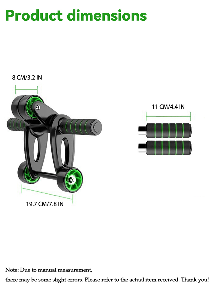 腹筋ローラー 腹筋トレーニング用 4輪 ABホイールローラー - Home Gym Routine のレビューと価格