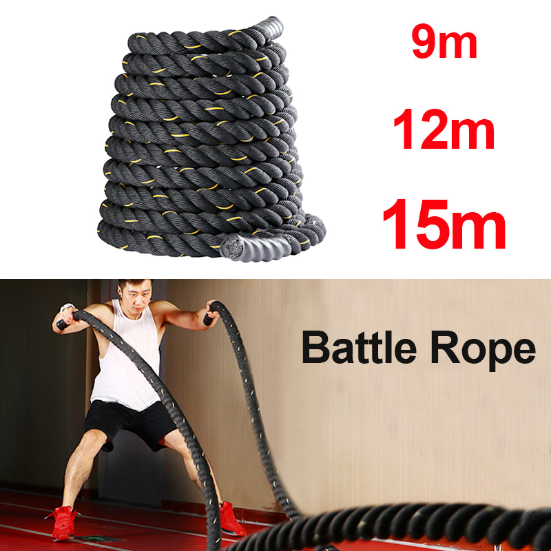 9 メートル/12 メートル/15 メートルフィットネスバト - Battle Rope Heavy のレビューと価格